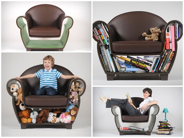 อาร์มแชร์ เฟอร์นิเจอร์เก๋ๆ เก็บของได้ในตัวเอง