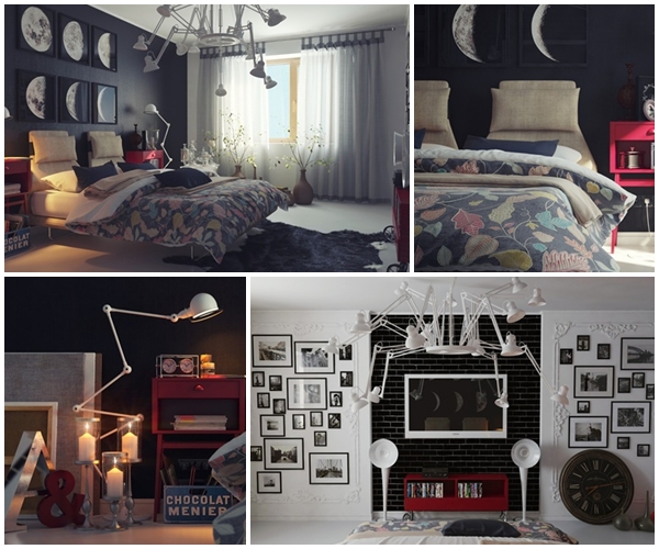 ห้องนอนสวยล้ำ แบบนักบินอวกาศ