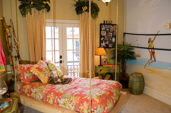 เตียงชิงช้า แต่งห้องนอน เตียงชิงช้า แต่งห้องนอน