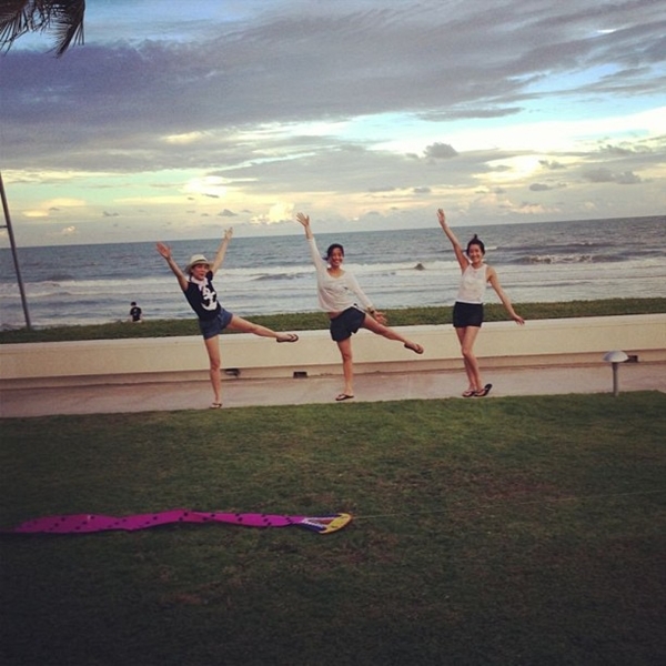 อ้อม พิยดา กับน้องนาวา ลั้ลลาหัวหิน เพื่อนซี้ พิม เจี๊ยบ ร่วมแจม