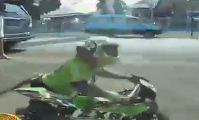 ลิงขี่มอเตอร์ไซค์ ลิงขี่มอเตอร์ไซค์