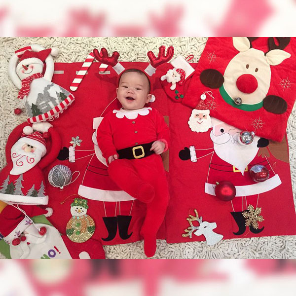 น้องแม็กซ์เวลล์ ในชุดซานต้าตัวน้อย น่ารักมุ้งมิ้ง น้องแม็กซ์เวลล์ ในชุดซานต้าตัวน้อย น่ารักมุ้งมิ้ง