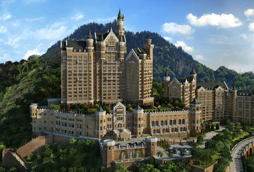 จีนเปิดโรงแรมปราสาทในเทพนิยายบนภูเขา หรูหรา-อลังการสุด จีนเปิดโรงแรมปราสาทในเทพนิยายบนภูเขา หรูหรา-อลังการสุด