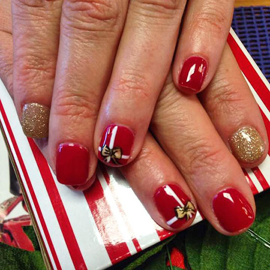 ลายเพ้นท์เล็บคริสต์มาส-ปีใหม่ ลายเพ้นท์เล็บคริสต์มาส-ปีใหม่