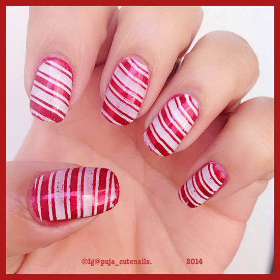 ลายเพ้นท์เล็บคริสต์มาส-ปีใหม่ ลายเพ้นท์เล็บคริสต์มาส-ปีใหม่