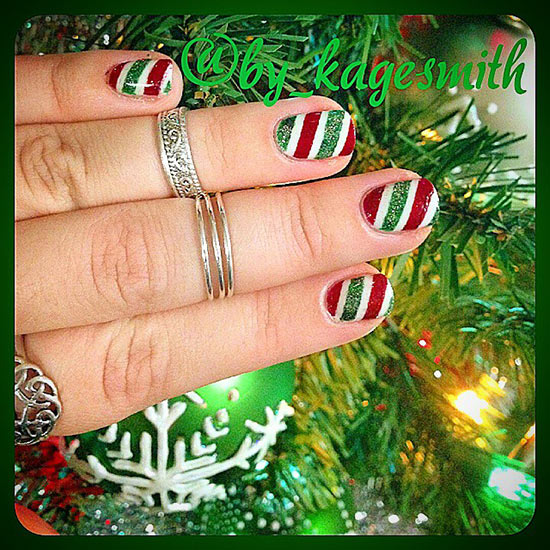 ลายเพ้นท์เล็บคริสต์มาส-ปีใหม่ ลายเพ้นท์เล็บคริสต์มาส-ปีใหม่