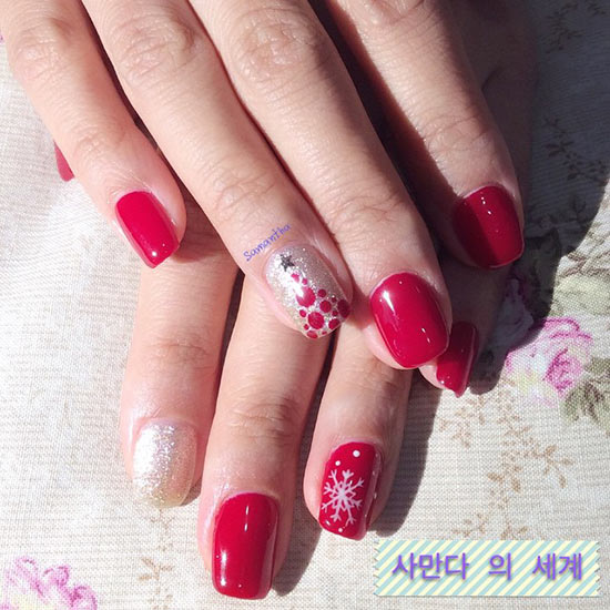 ลายเพ้นท์เล็บคริสต์มาส-ปีใหม่ ลายเพ้นท์เล็บคริสต์มาส-ปีใหม่