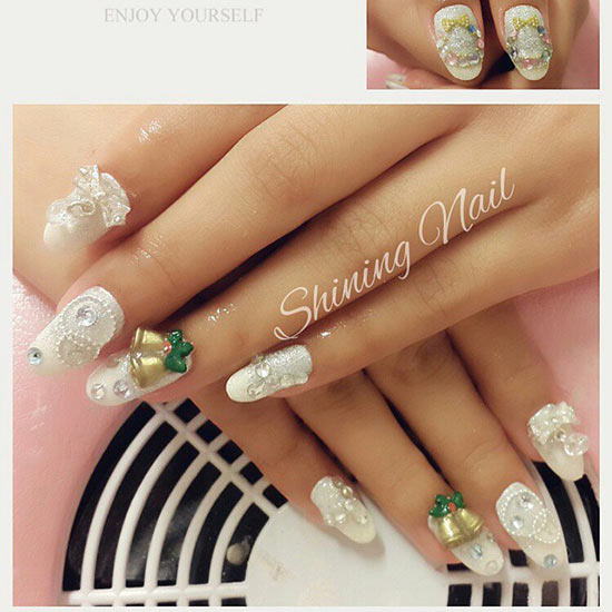 ลายเพ้นท์เล็บคริสต์มาส-ปีใหม่ ลายเพ้นท์เล็บคริสต์มาส-ปีใหม่