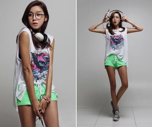 กางเกงขาสั้นผ้ายืด