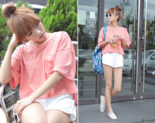 กางเกงขาสั้นผ้ายืด