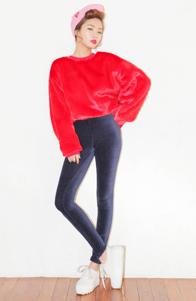 กางเกงเอวสูง