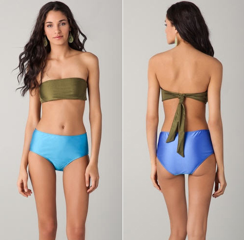 ชุดว่ายน้ำสไตล์วินเทจ