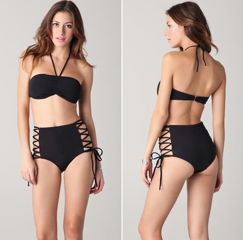 ชุดว่ายน้ำสไตล์วินเทจ