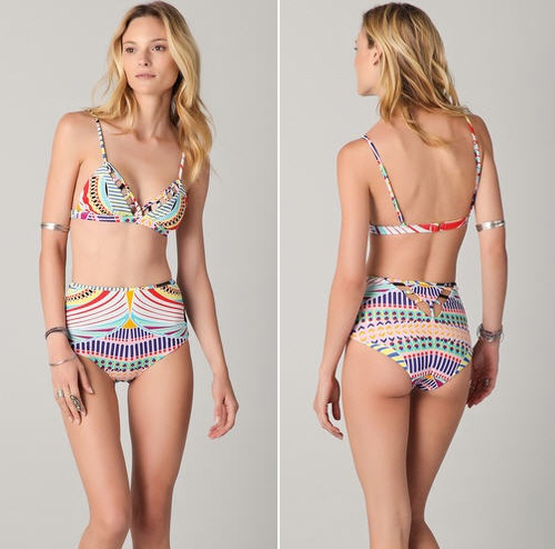 ชุดว่ายน้ำสไตล์วินเทจ