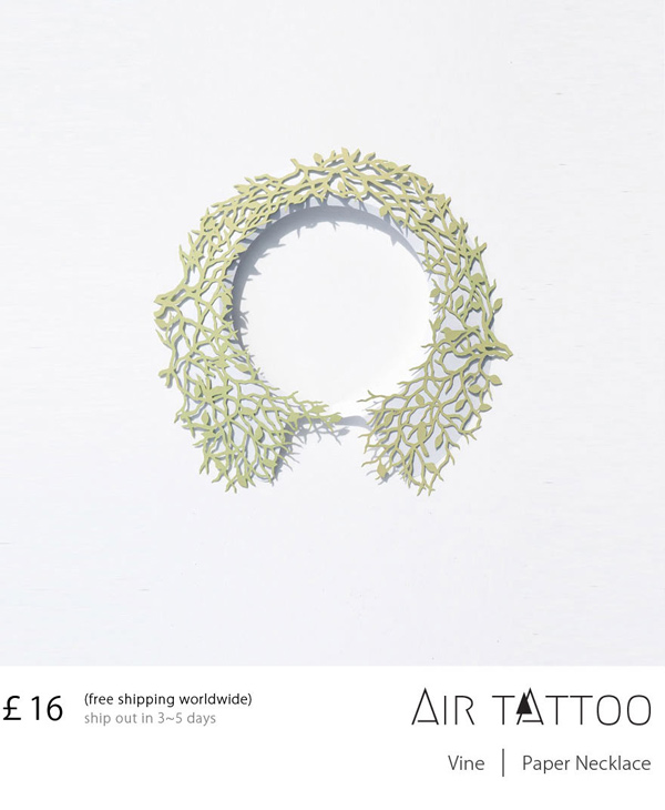 สร้อยคอกระดาษกรุลาย