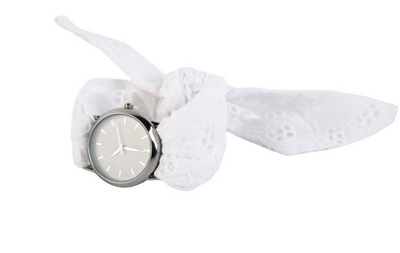 นาฬิกาสายผ้าผูก นาฬิกาสายผ้าผูก