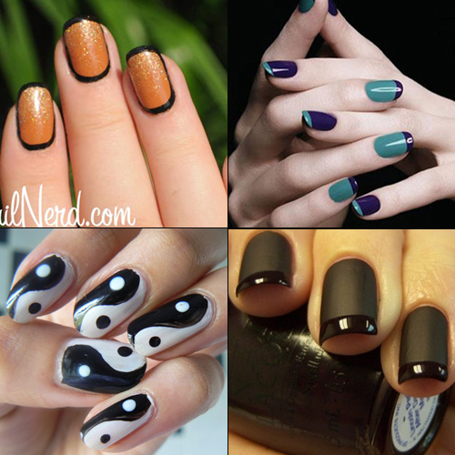 เพ้นท์เล็บแบบทูโทน