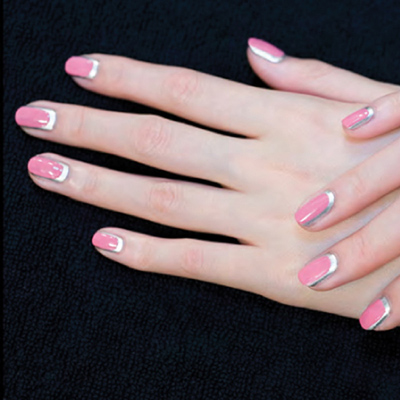 เพ้นท์เล็บแบบทูโทน