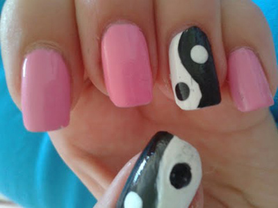 เพ้นท์เล็บแบบทูโทน