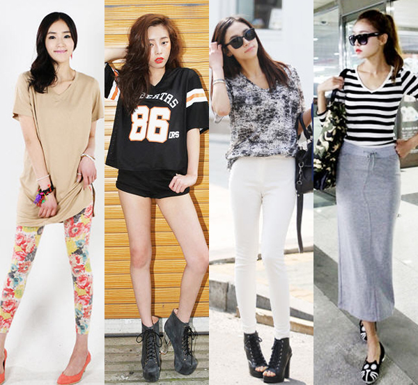 เสื้อยืดคอวีผู้หญิง เสื้อยืดคอวีผู้หญิง