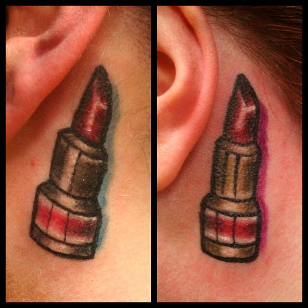 รอยสักหลังหู รอยสักหลังหู