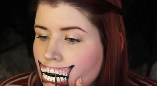 แต่งหน้าสาวปากฉีก แต่งหน้าสาวปากฉีก