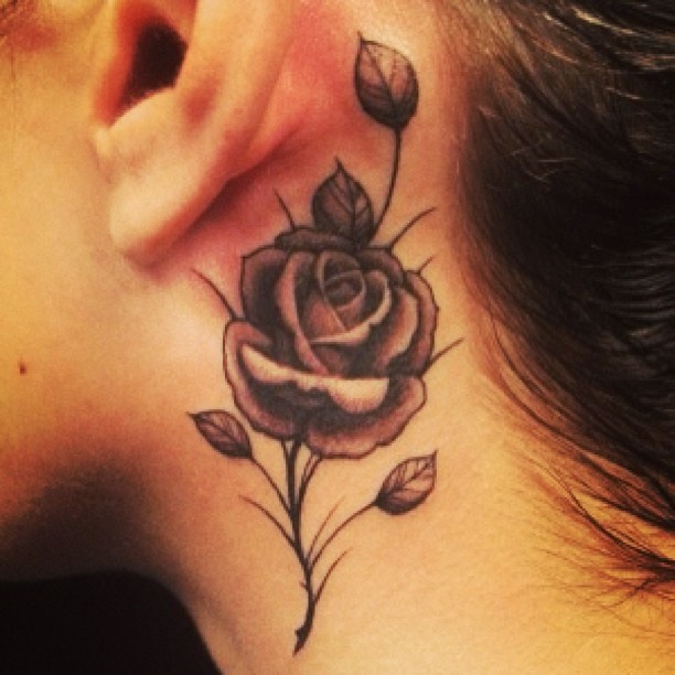 รอยสักหลังหู รอยสักหลังหู