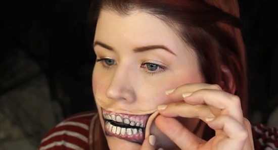 แต่งหน้าสาวปากฉีก แต่งหน้าสาวปากฉีก