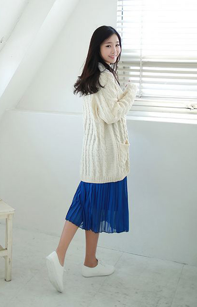 กระโปรงยาวชีฟองอัดพลีท กระโปรงยาวชีฟองอัดพลีท