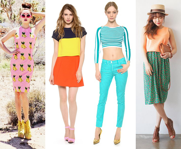 เสื้อผ้าสีสด เสื้อผ้าสีสด