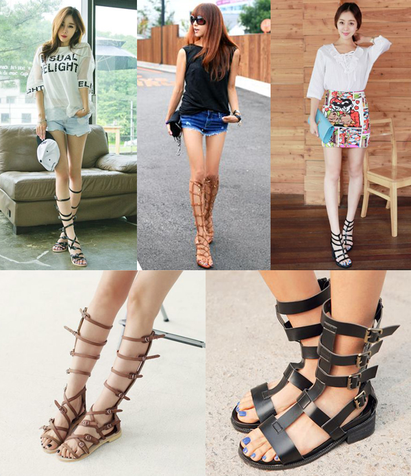 รองเท้าแกลดิเอเตอร์ รองเท้าแกลดิเอเตอร์