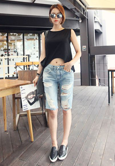 กางเกงยีนส์ขาสั้นสวยๆ กางเกงยีนส์ขาสั้นสวยๆ