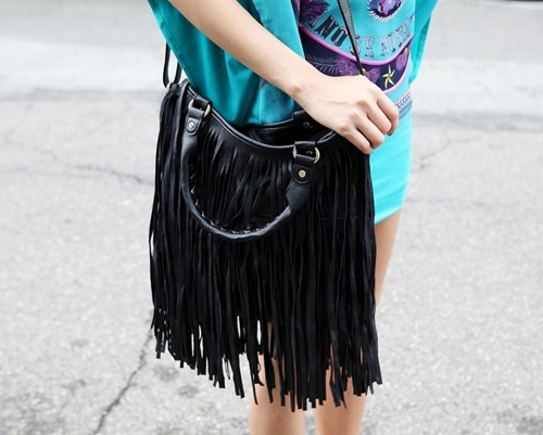 กระเป๋าสะพายระบายริ้ว กระเป๋าสะพายระบายริ้ว