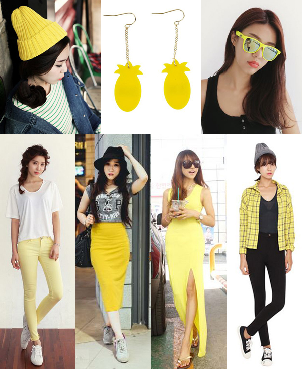 แฟชั่นสีเหลือง แฟชั่นสีเหลือง
