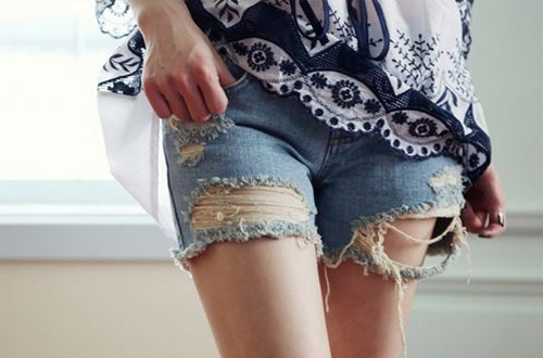 กางเกงยีนส์ขาสั้นสวยๆ กางเกงยีนส์ขาสั้นสวยๆ