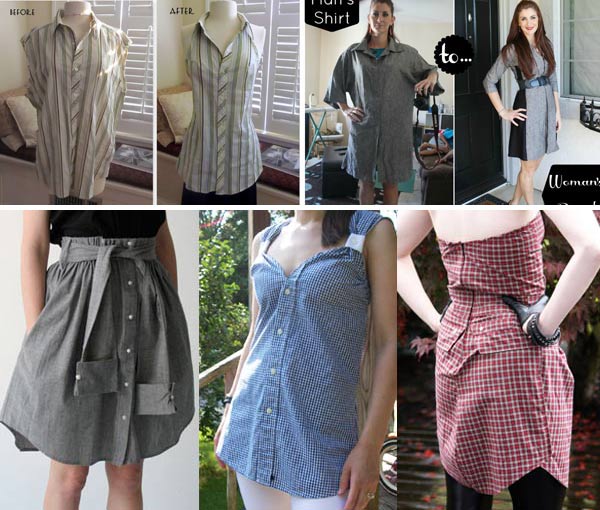 DIY เสื้อเชิ้ต DIY เสื้อเชิ้ต