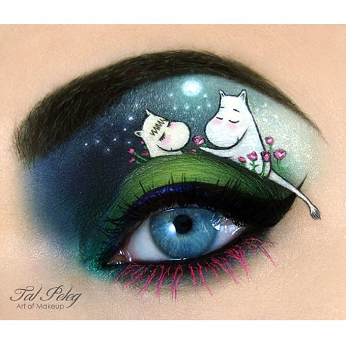 วาดรูปบนเปลือกตา วาดรูปบนเปลือกตา