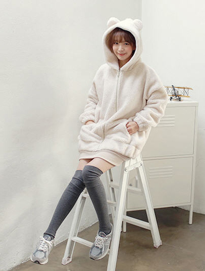 เสื้อกันหนาวมีหู เสื้อกันหนาวมีหู