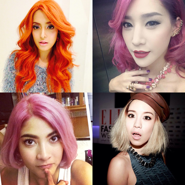 สีผมดารา สีผมดารา