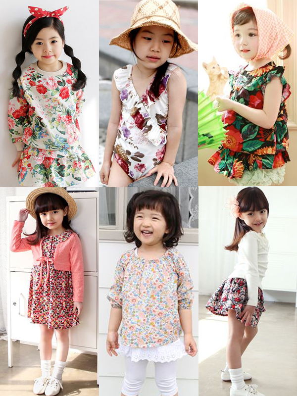 เสื้อผ้าลายดอกเด็ก เสื้อผ้าลายดอกเด็ก