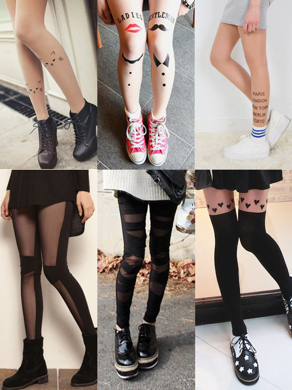 ถุงน่องลายเก๋ ๆ ถุงน่องลายเก๋ ๆ