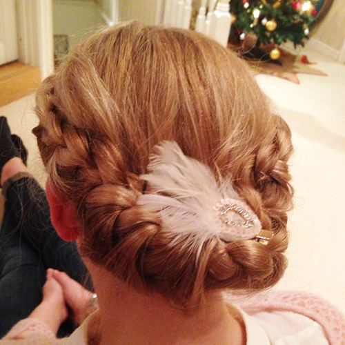 วิธีเก็บผมเปียด้านหลัง วิธีเก็บผมเปียด้านหลัง