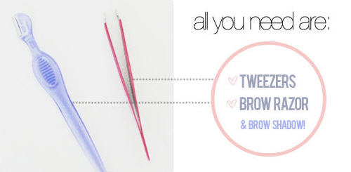 วิธีกันคิ้ว วิธีกันคิ้ว