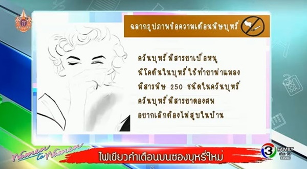 10 คำเตือนรูปแบบใหม่บนซองบุหรี่ 10 คำเตือนรูปแบบใหม่บนซองบุหรี่
