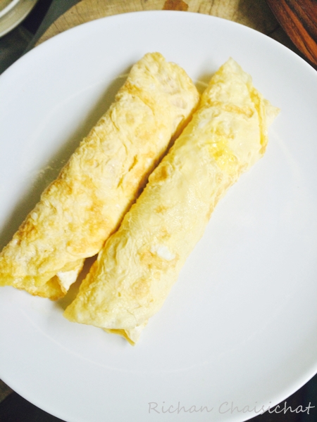 ไข่ม้วนยัดไส้เต้าหู้ไข่ทรงเครื่อง ไข่ม้วนยัดไส้เต้าหู้ไข่ทรงเครื่อง