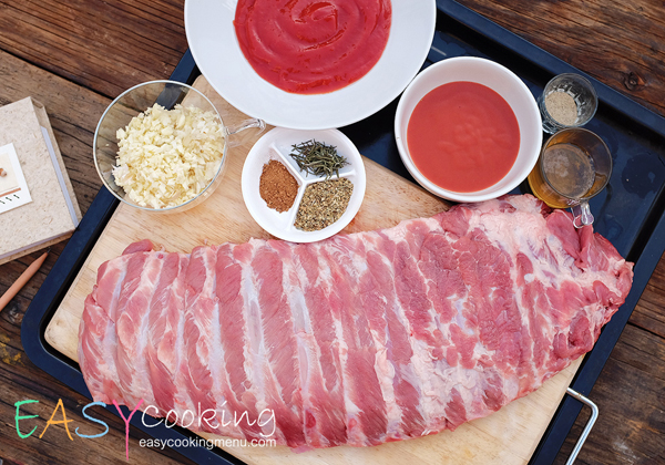 ซี่โครงหมูบาร์บีคิว ซี่โครงหมูบาร์บีคิว