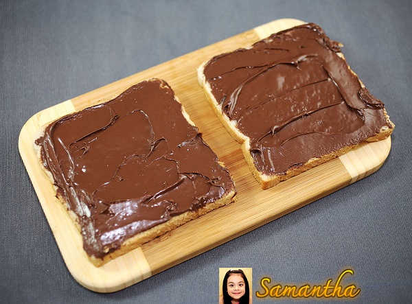ขนมปังแซนด์วิชไส้นูเทลลากล้วยหอม อาหารเช้าหวานนุ่มชุ่มลิ้น ขนมปังแซนด์วิชไส้นูเทลลากล้วยหอม อาหารเช้าหวานนุ่มชุ่มลิ้น