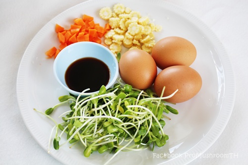 ไข่เจียวต้นอ่อนทานตะวัน เมนูไข่ได้สุขภาพเห็น ๆ ไข่เจียวต้นอ่อนทานตะวัน เมนูไข่ได้สุขภาพเห็น ๆ
