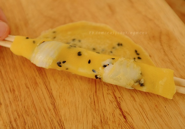 ทองม้วนสด กระทะเทฟลอน สูตรขนมไทยทำง่าย ๆ กินได้จริง ทองม้วนสด กระทะเทฟลอน สูตรขนมไทยทำง่าย ๆ กินได้จริง