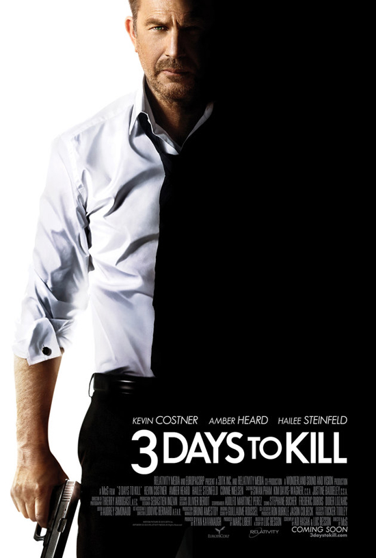 ทีเซอร์แรก 3 Days to Kill หนังใหม่ เควิน คอสต์เนอร์ ทีเซอร์แรก 3 Days to Kill หนังใหม่ เควิน คอสต์เนอร์